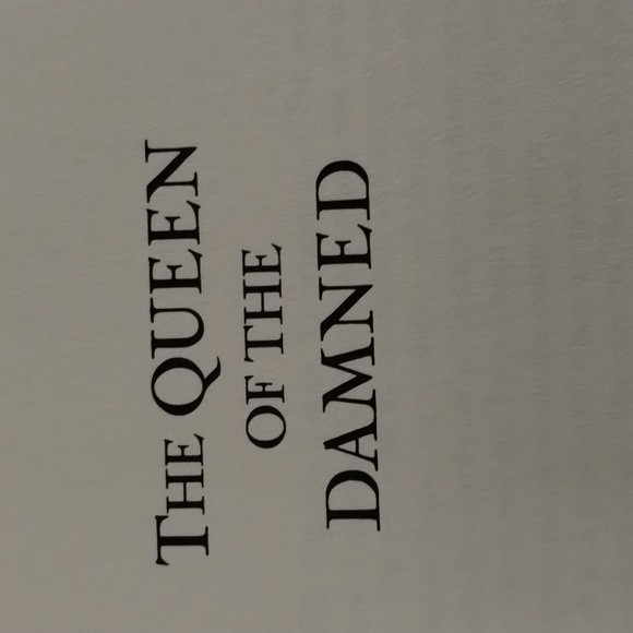 1st Edition Vampire Chronicles Ser.: The Queen of the Damned by Anne Rice 1988 - Picture 7 of 10